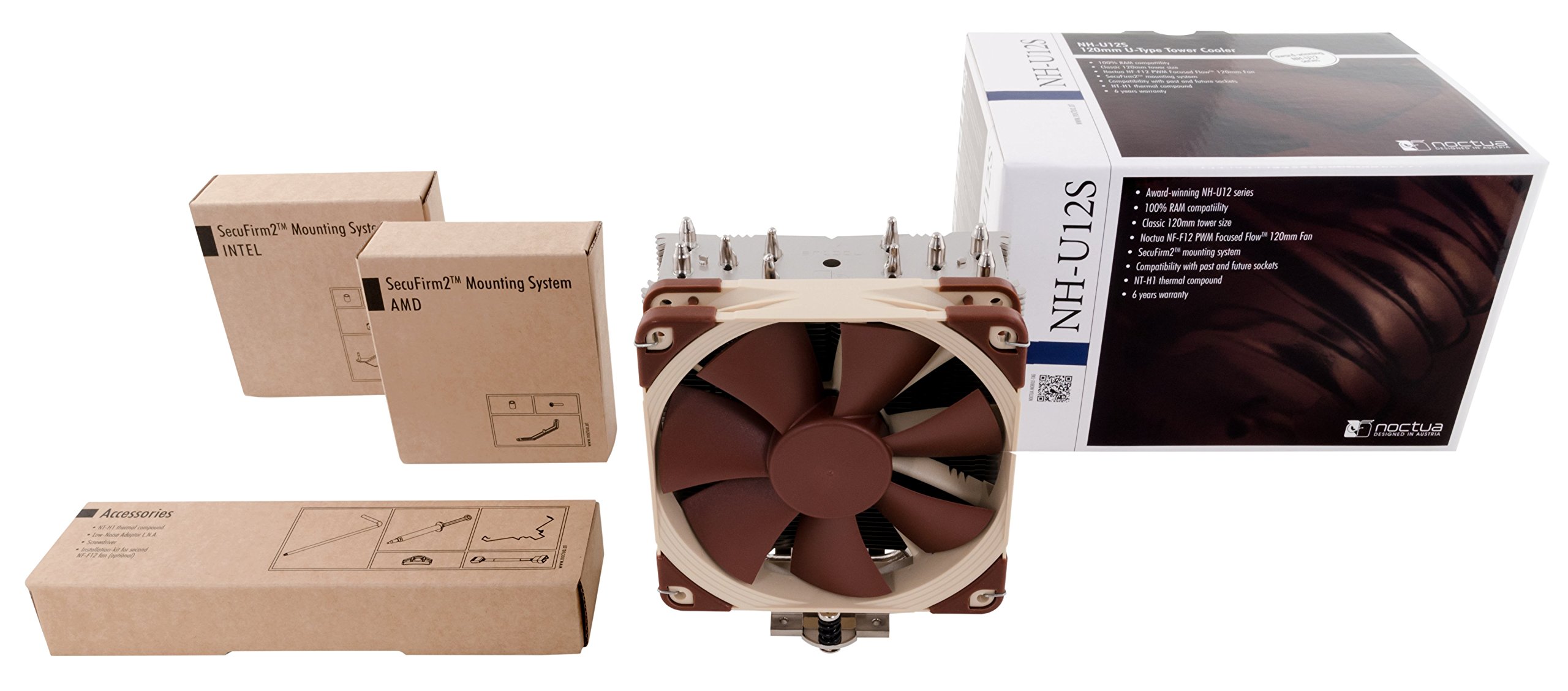 Amazon.com: Noctua NH-U12S, Premium CPU Cooler with NF-F12